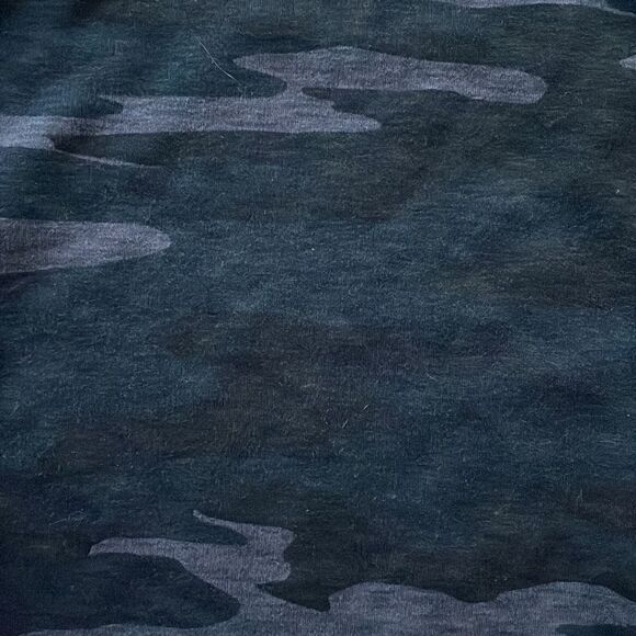 Old Navy Black, Dark Teal and Gray Camo Crewneck Pullover - Picture 3 of 6